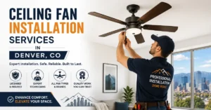 Ceiling Fan Installation Services in Denver: Why the Wiring Matters More Than the Fan